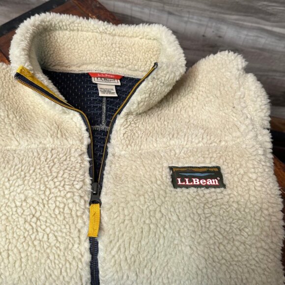 LL Bean Fleece Zip-Up Size Small - Picture 2 of 6